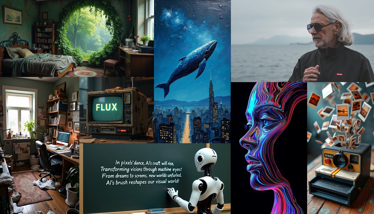 FLUX image grid from the official Black Forest Labs FLUX repository.